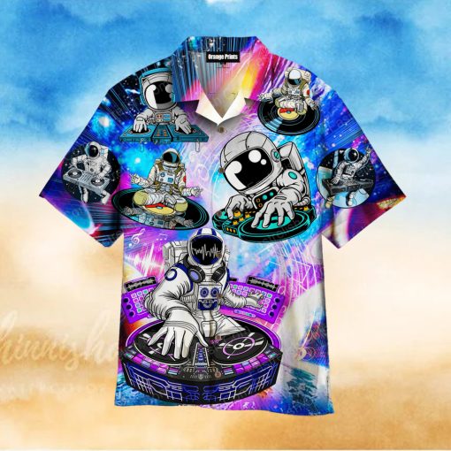 Cool Astronaut Dj Music Party Hawaiian Shirt