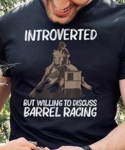 Cool Barrel Racing For Men Women Racer Cowgirl Horse Riding T Shirt