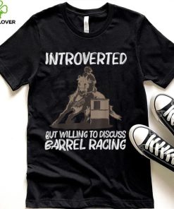 Cool Barrel Racing For Men Women Racer Cowgirl Horse Riding T Shirt