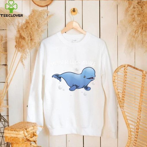 Cool Beluga Whale For Women Mom Orca Whales Save The Ocean T Shirt   Copy (2)