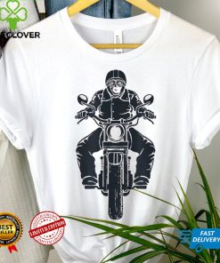 Cool Black Motorbike Biker Motorcycle Shirt