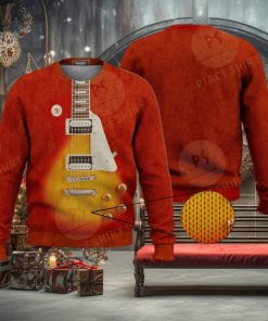 Cool Electric Guitar For Guitar Lovers 3D Full Print Ugly Sweater Christmas Gift Sweater