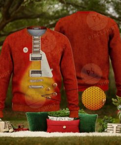Cool Electric Guitar For Guitar Lovers 3D Full Print Ugly Sweater Christmas Gift Sweater