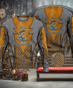 Cool Fishing Dad Shirt Funny Father’S Day Gift For Fisherman 3D Full Print Ugly Sweater Christmas Gift Sweater