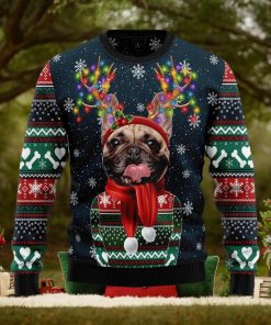 Cool French Bulldog Ugly Christmas Sweater Gift Men Women