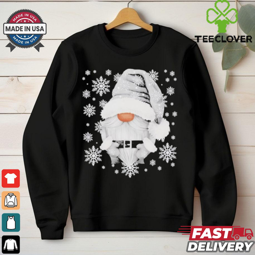 Cool Grey Santa Gnomie For Gothic And Emo With Winter Gnome Shirt Cool Grey Santa Gnomie For Gothic And Emo With Winter Gnome Shirt