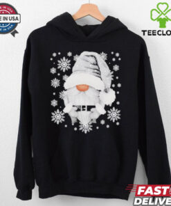 Cool Grey Santa Gnomie For Gothic And Emo With Winter Gnome Shirt