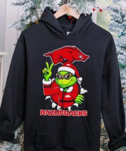 Cool Grinch Arkansas Razorbacks Christmas hoodie, sweater, longsleeve, shirt v-neck, t-shirt