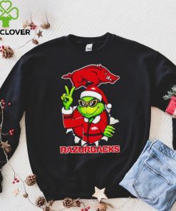 Cool Grinch Arkansas Razorbacks Christmas hoodie, sweater, longsleeve, shirt v-neck, t-shirt