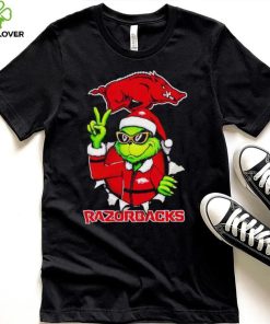 Cool Grinch Arkansas Razorbacks Christmas hoodie, sweater, longsleeve, shirt v-neck, t-shirt