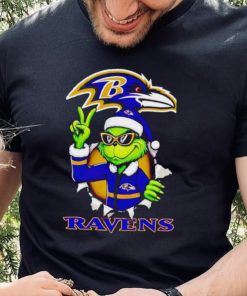 Cool Grinch Baltimore Ravens Christmas shirt