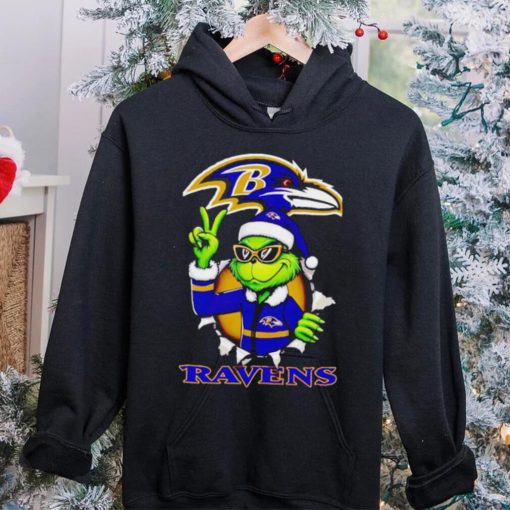 Cool Grinch Baltimore Ravens Christmas hoodie, sweater, longsleeve, shirt v-neck, t-shirt