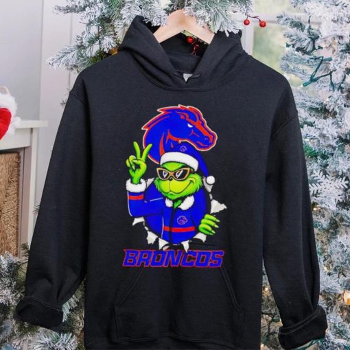 Cool Grinch Boise State Broncos Christmas hoodie, sweater, longsleeve, shirt v-neck, t-shirt