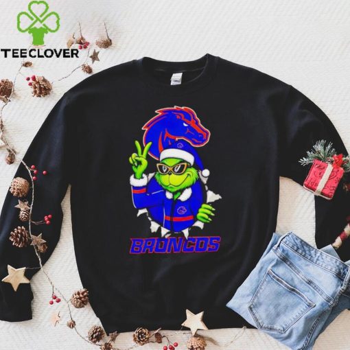 Cool Grinch Boise State Broncos Christmas hoodie, sweater, longsleeve, shirt v-neck, t-shirt