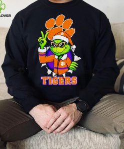 Cool Grinch Clemson Tigers Christmas hoodie, sweater, longsleeve, shirt v-neck, t-shirt