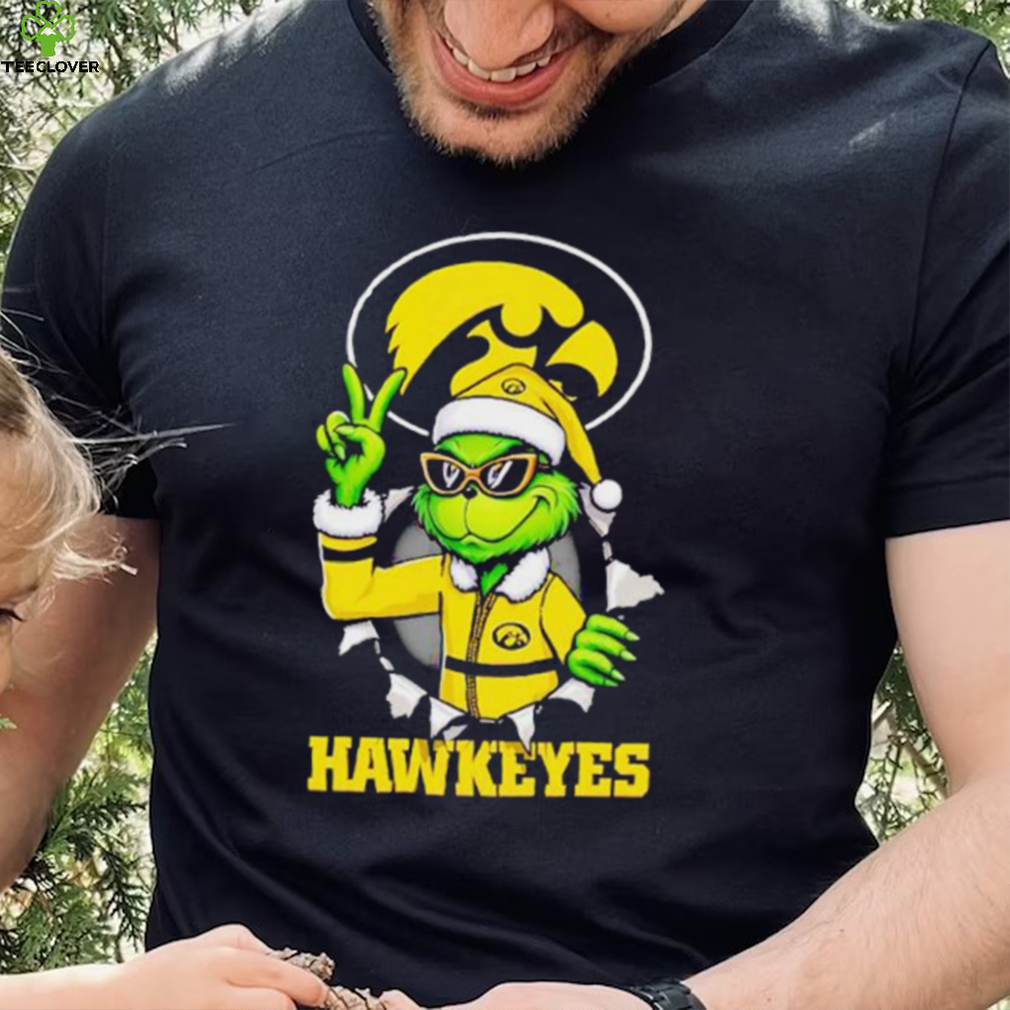 Cool Grinch Iowa Hawkeyes Christmas shirt