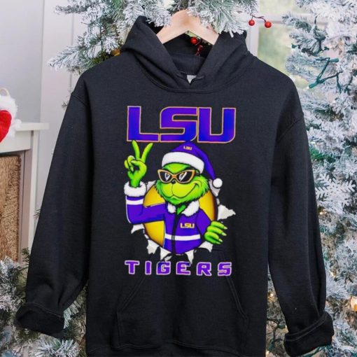 Cool Grinch LSU Tigers Christmas hoodie, sweater, longsleeve, shirt v-neck, t-shirt