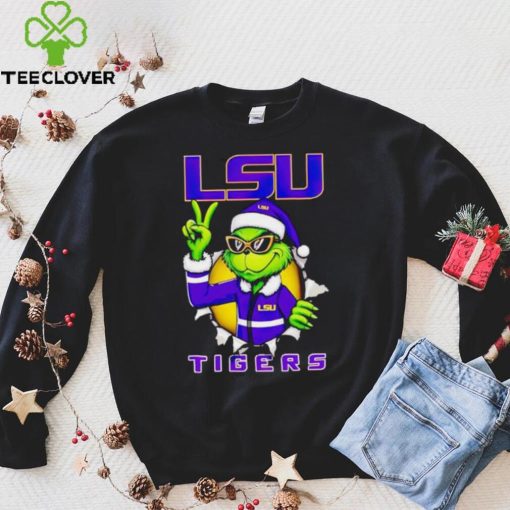 Cool Grinch LSU Tigers Christmas hoodie, sweater, longsleeve, shirt v-neck, t-shirt