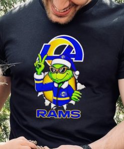 Cool Grinch Los Angeles Rams Christmas shirt