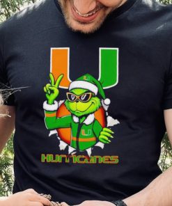 Cool Grinch Miami Hurricanes Christmas shirt