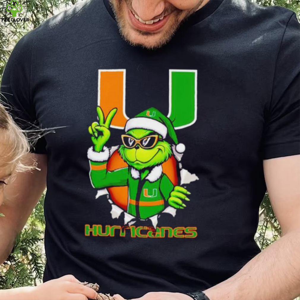 Cool Grinch Miami Hurricanes Christmas shirt