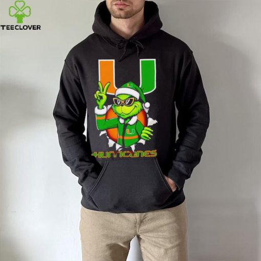 Cool Grinch Miami Hurricanes Christmas hoodie, sweater, longsleeve, shirt v-neck, t-shirt