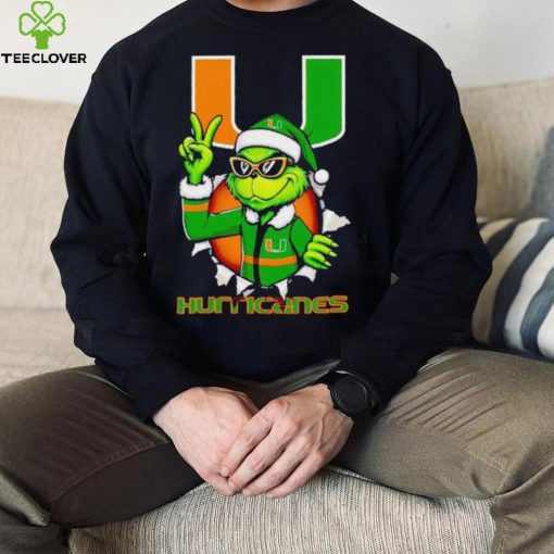 Cool Grinch Miami Hurricanes Christmas hoodie, sweater, longsleeve, shirt v-neck, t-shirt