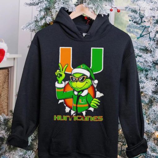 Cool Grinch Miami Hurricanes Christmas hoodie, sweater, longsleeve, shirt v-neck, t-shirt