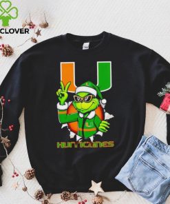 Cool Grinch Miami Hurricanes Christmas hoodie, sweater, longsleeve, shirt v-neck, t-shirt