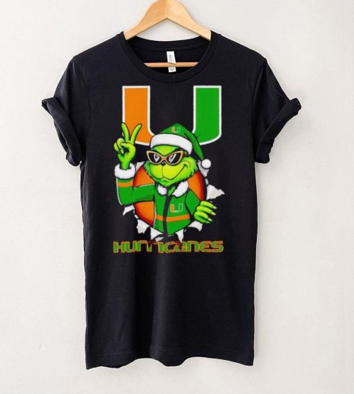 Cool Grinch Miami Hurricanes Christmas hoodie, sweater, longsleeve, shirt v-neck, t-shirt