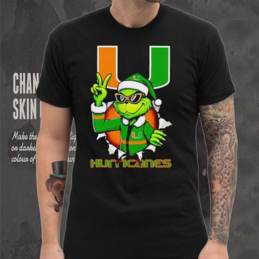 Cool Grinch Miami Hurricanes Christmas hoodie, sweater, longsleeve, shirt v-neck, t-shirt