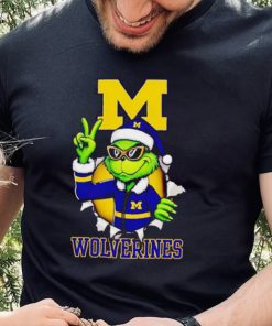 Cool Grinch Michigan Wolverines Christmas shirt