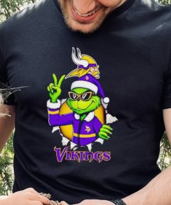 Cool Grinch Minnesota Vikings Christmas shirt