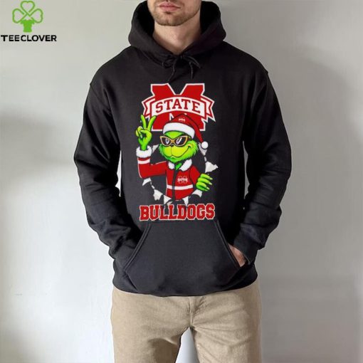 Cool Grinch Mississippi State Bulldogs Christmas hoodie, sweater, longsleeve, shirt v-neck, t-shirt