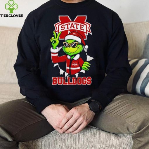 Cool Grinch Mississippi State Bulldogs Christmas hoodie, sweater, longsleeve, shirt v-neck, t-shirt