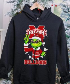 Cool Grinch Mississippi State Bulldogs Christmas hoodie, sweater, longsleeve, shirt v-neck, t-shirt