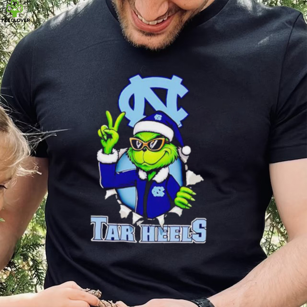 Cool Grinch North Carolina Tar Heels Christmas shirt