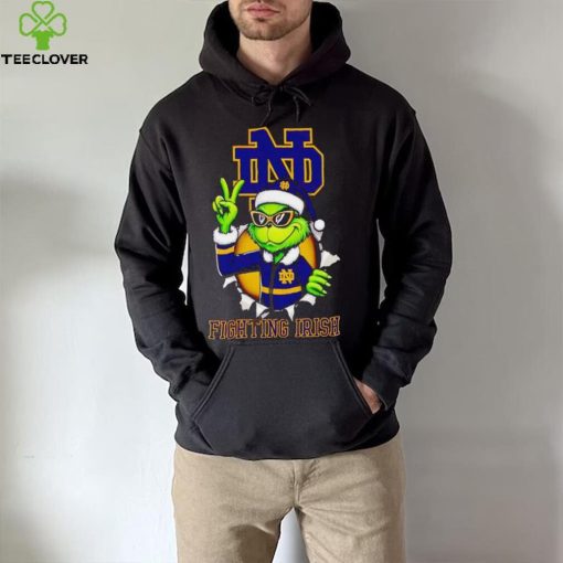 Cool Grinch Notre Dame Fighting Irish Christmas hoodie, sweater, longsleeve, shirt v-neck, t-shirt