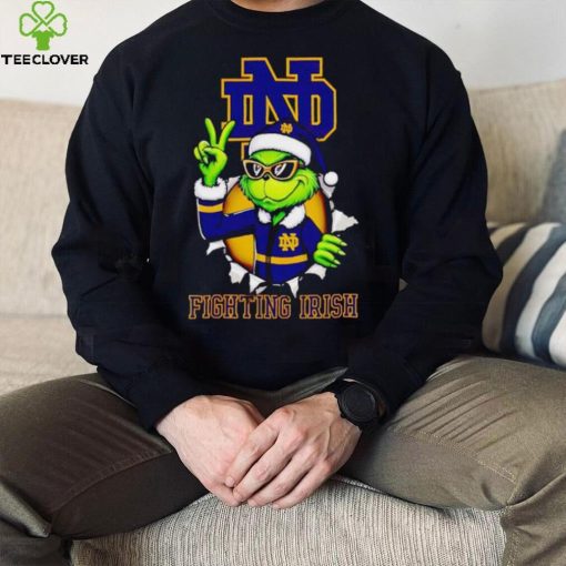 Cool Grinch Notre Dame Fighting Irish Christmas hoodie, sweater, longsleeve, shirt v-neck, t-shirt