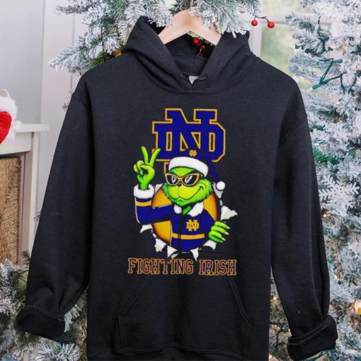 Cool Grinch Notre Dame Fighting Irish Christmas hoodie, sweater, longsleeve, shirt v-neck, t-shirt