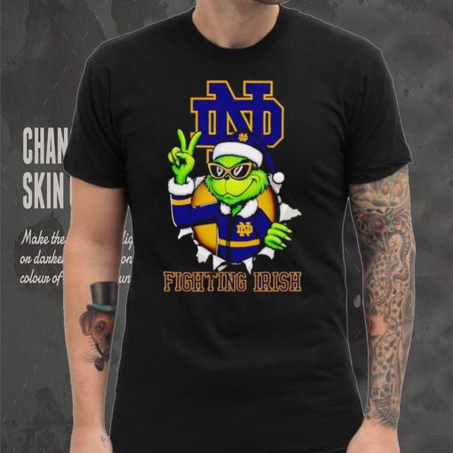 Cool Grinch Notre Dame Fighting Irish Christmas hoodie, sweater, longsleeve, shirt v-neck, t-shirt