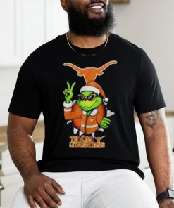 Cool Grinch Texas Longhorns Christmas Ncaa Football Shirt