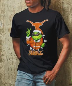 Cool Grinch Texas Longhorns Christmas Ncaa Football Shirt