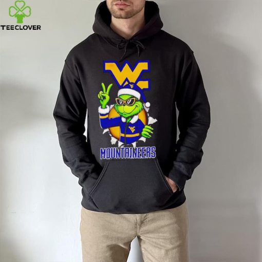 Cool Grinch West Virginia Mountaineers Christmas hoodie, sweater, longsleeve, shirt v-neck, t-shirt