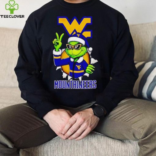 Cool Grinch West Virginia Mountaineers Christmas hoodie, sweater, longsleeve, shirt v-neck, t-shirt