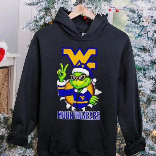 Cool Grinch West Virginia Mountaineers Christmas hoodie, sweater, longsleeve, shirt v-neck, t-shirt