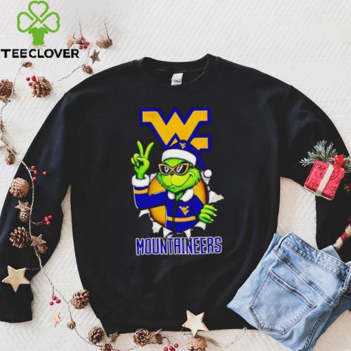 Cool Grinch West Virginia Mountaineers Christmas hoodie, sweater, longsleeve, shirt v-neck, t-shirt