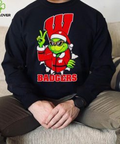 Cool Grinch Wisconsin Badgers Christmas hoodie, sweater, longsleeve, shirt v-neck, t-shirt