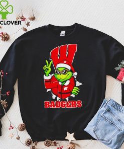 Cool Grinch Wisconsin Badgers Christmas hoodie, sweater, longsleeve, shirt v-neck, t-shirt