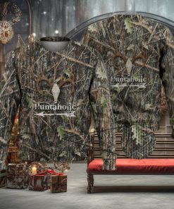 Cool Huntaholic Deer Hunting 3D All Over Printed Shirts 3D Ugly Sweater Christmas Gift Sweater